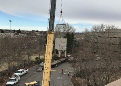 Crane lifting an object