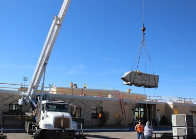 Crane lifting an object